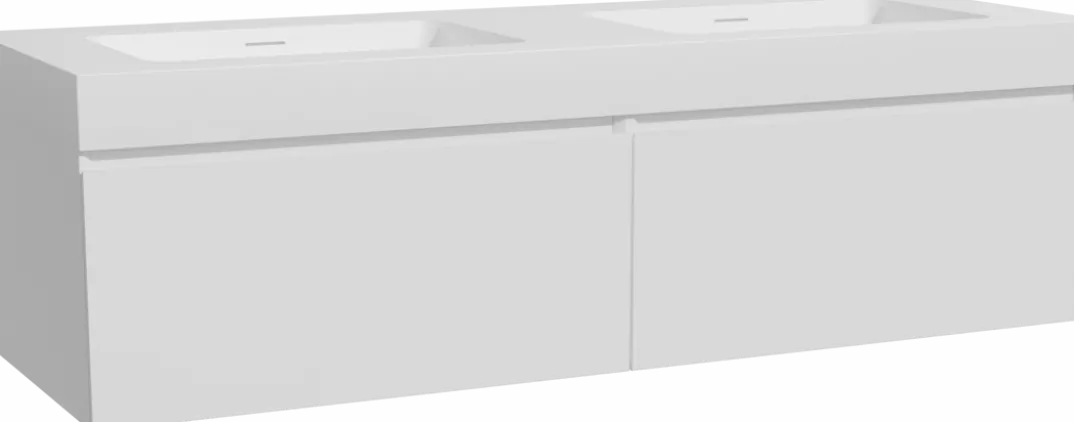 Storke Edge badkamermeubel met Mata High wastafel