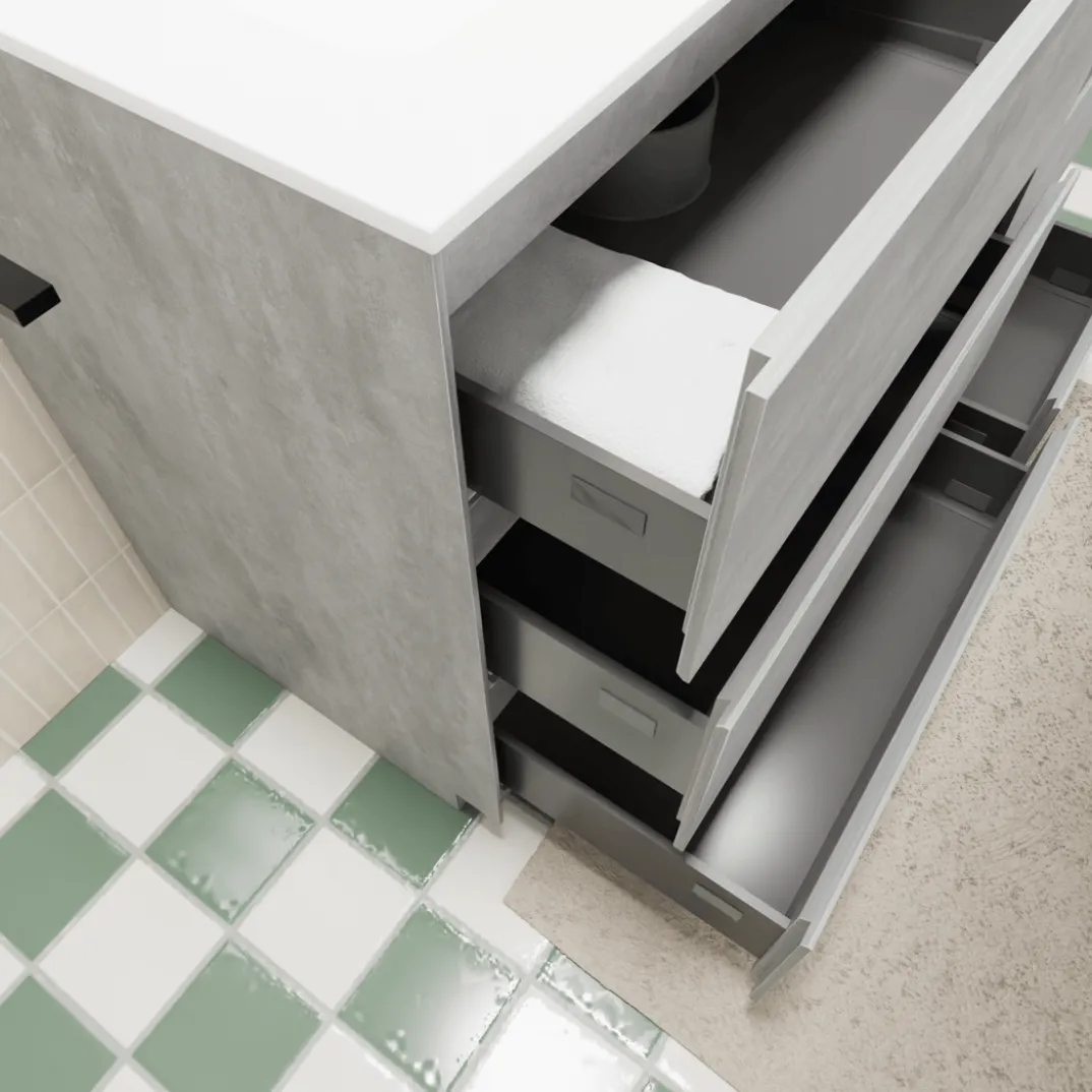 Storke Edge badkamermeubel met Mata wastafel