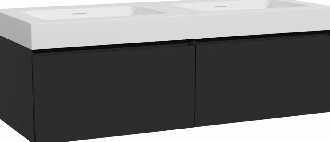 Storke Edge badkamermeubel met Mata High wastafel