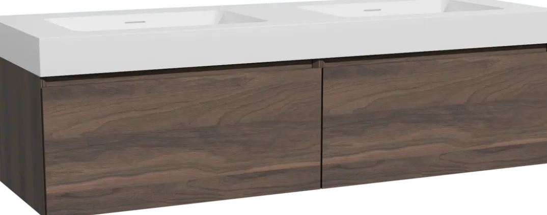 Storke Edge badkamermeubel met Mata High wastafel