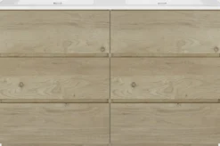 Storke Edge badkamermeubel met Kera wastafel, afvoerpluggen inbegrepen