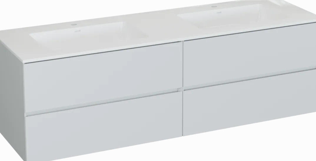 Storke Edge badkamermeubel met Bilia wastafel
