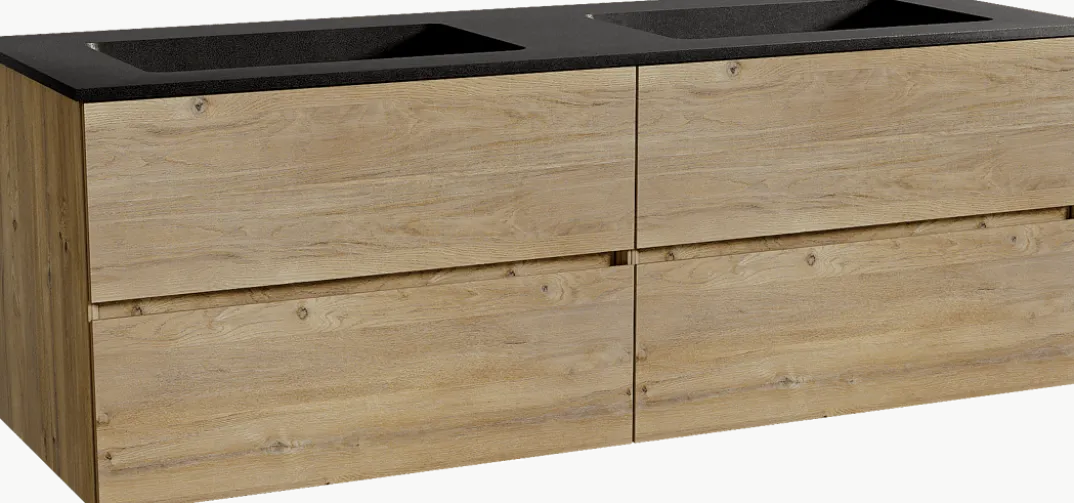 Storke Edge badkamermeubel met Scuro wastafel