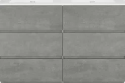 Storke Edge badkamermeubel met Kera wastafel, afvoerpluggen inbegrepen