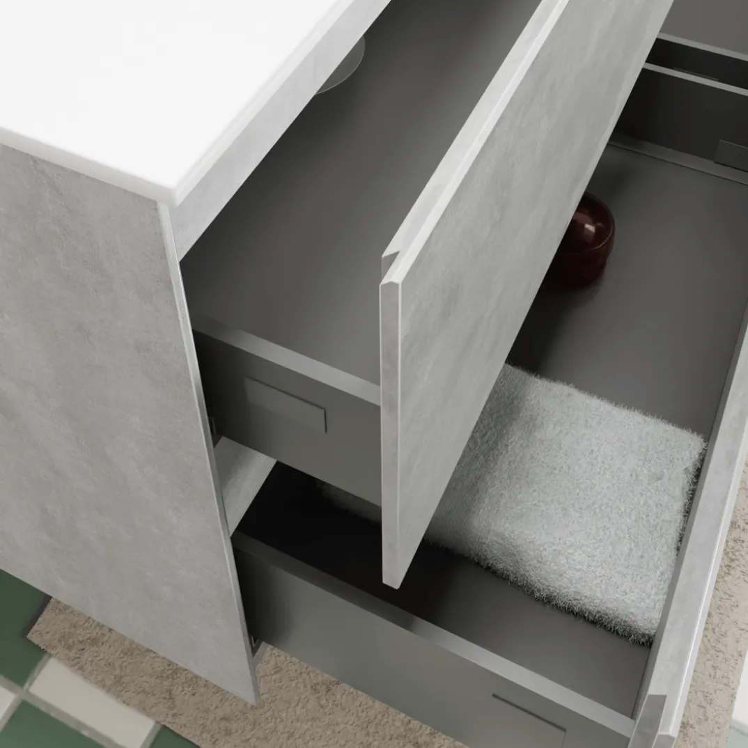 Storke Edge badkamermeubel met Mata wastafel