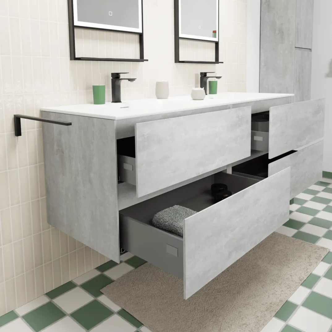 Storke Edge badkamermeubel met Mata wastafel