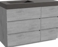 Storke Edge badkamermeubel met Scuro High wastafel