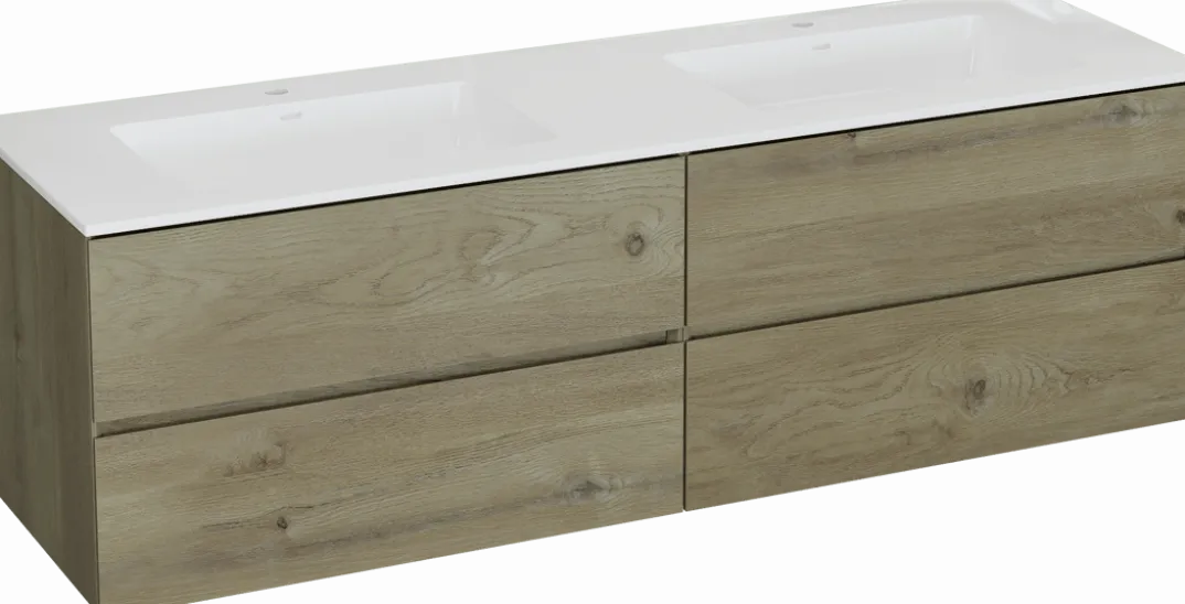 Storke Edge badkamermeubel met Bilia wastafel