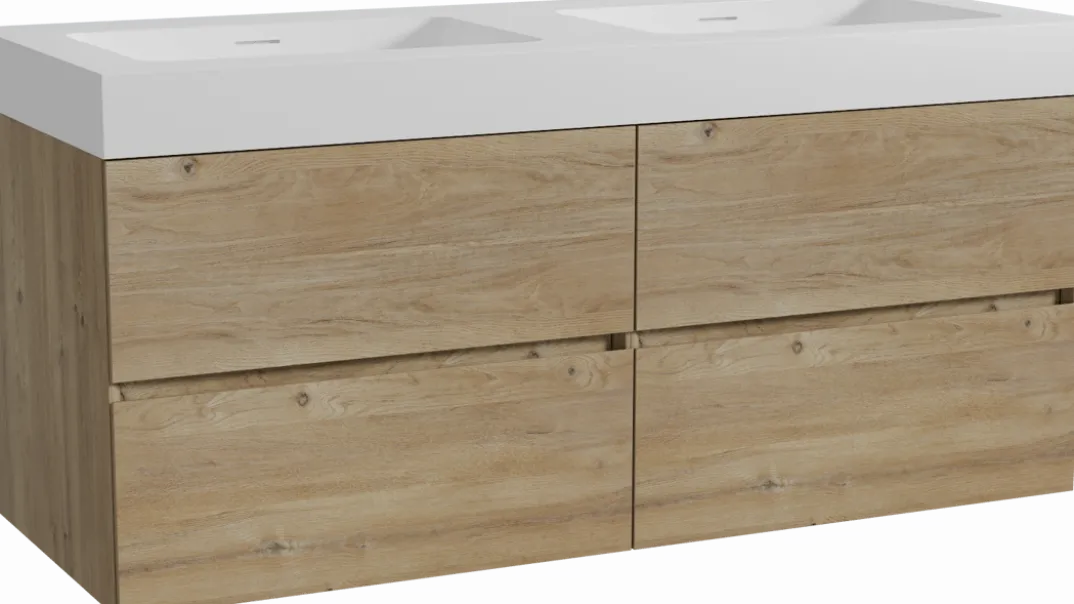 Storke Edge badkamermeubel met Mata High wastafel