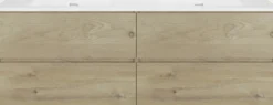 Storke Edge badkamermeubel met Kera wastafel, afvoerpluggen inbegrepen