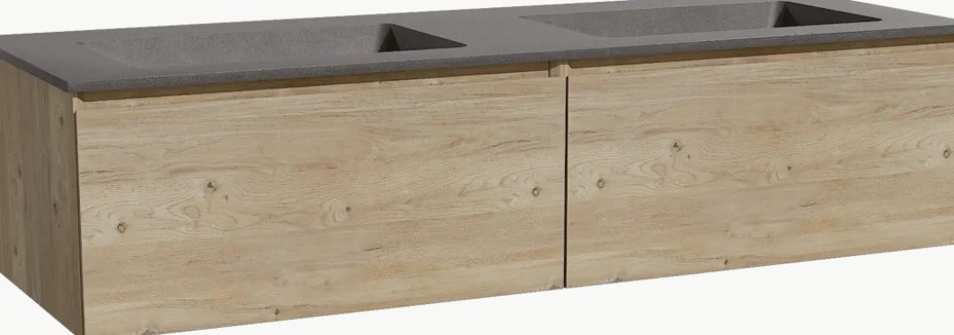 Storke Edge badkamermeubel met Scuro wastafel