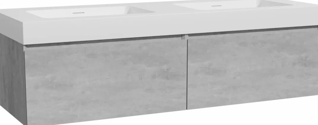 Storke Edge badkamermeubel met Mata High wastafel