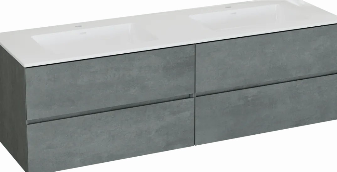 Storke Edge badkamermeubel met Bilia wastafel