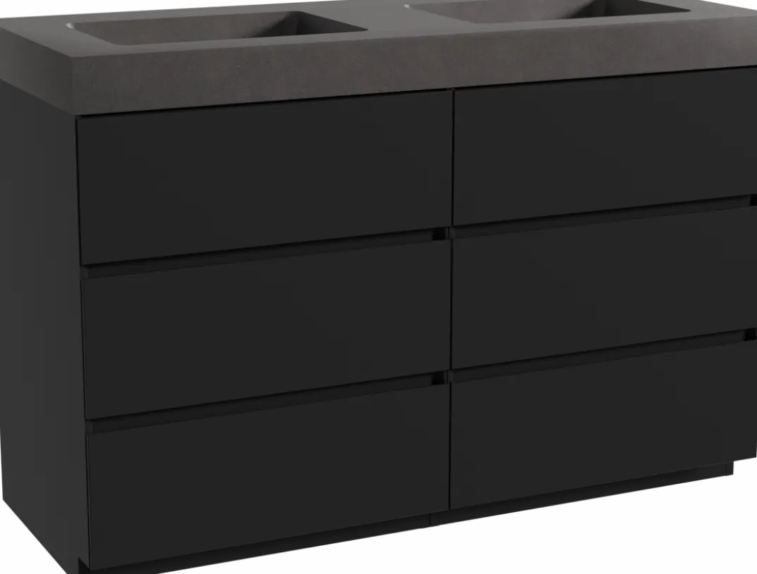 Storke Edge badkamermeubel met Scuro High wastafel