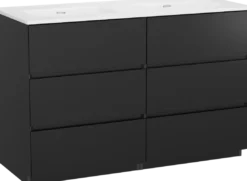 Storke Edge badkamermeubel met Kera wastafel, afvoerpluggen inbegrepen
