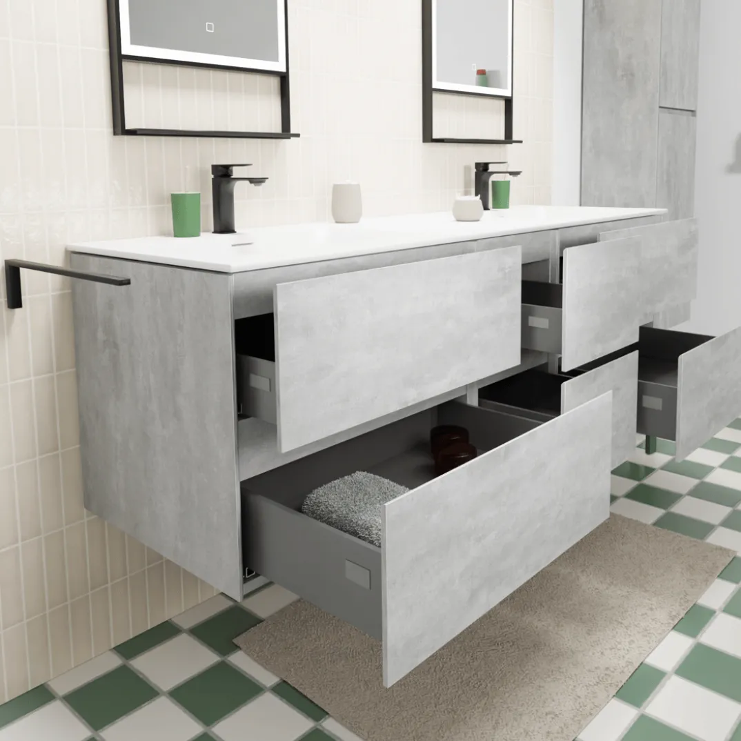 Storke Edge badkamermeubel met Mata wastafel