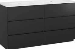 Storke Edge badkamermeubel met Kera wastafel, afvoerpluggen inbegrepen