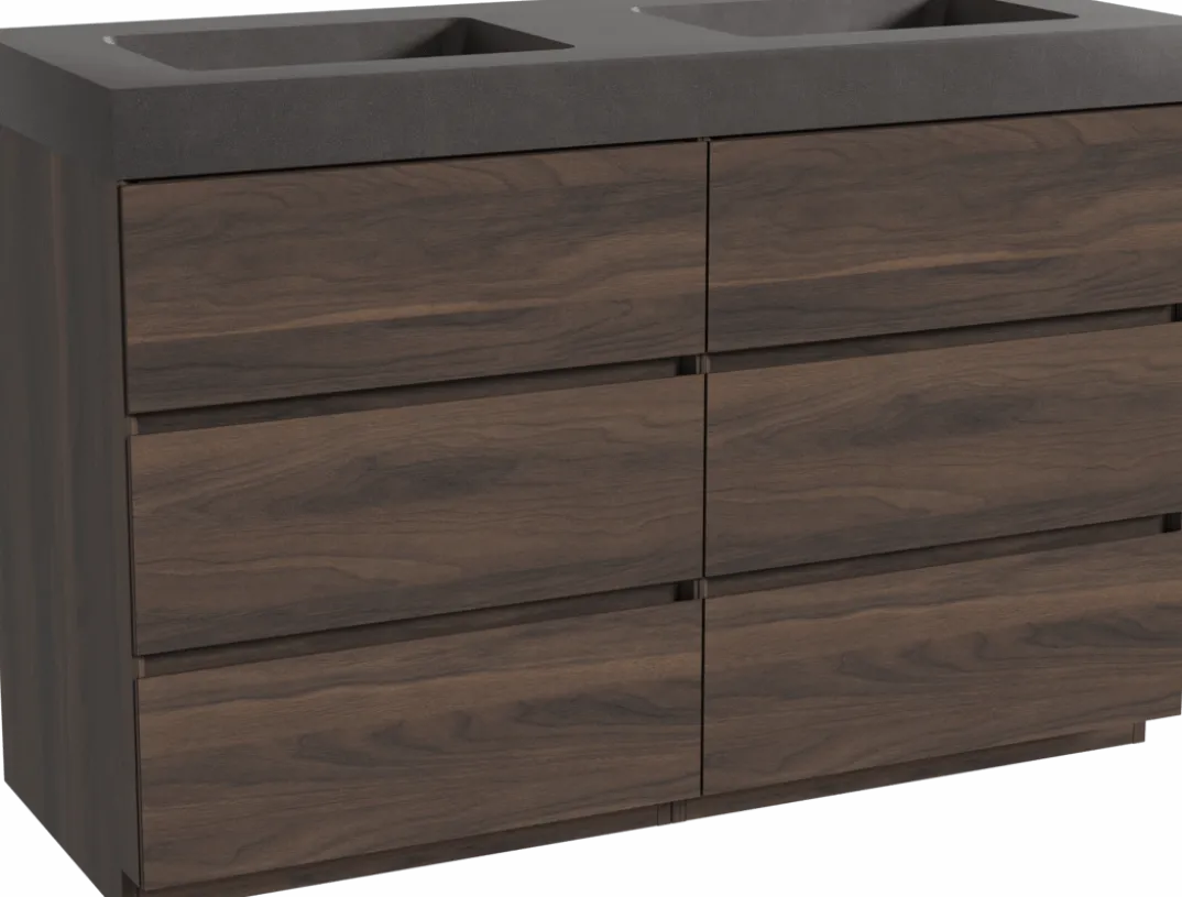 Storke Edge badkamermeubel met Scuro High wastafel