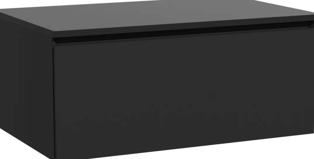 Storke Edge badkamermeubel met Panton wastafelblad voor waskom(men)