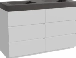 Storke Edge badkamermeubel met Scuro High wastafel