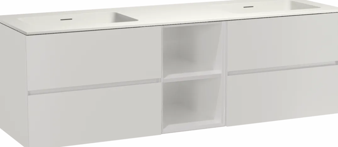 Storke Edge badkamermeubel met Mata wastafel