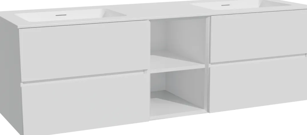 Storke Edge badkamermeubel met Mata wastafel