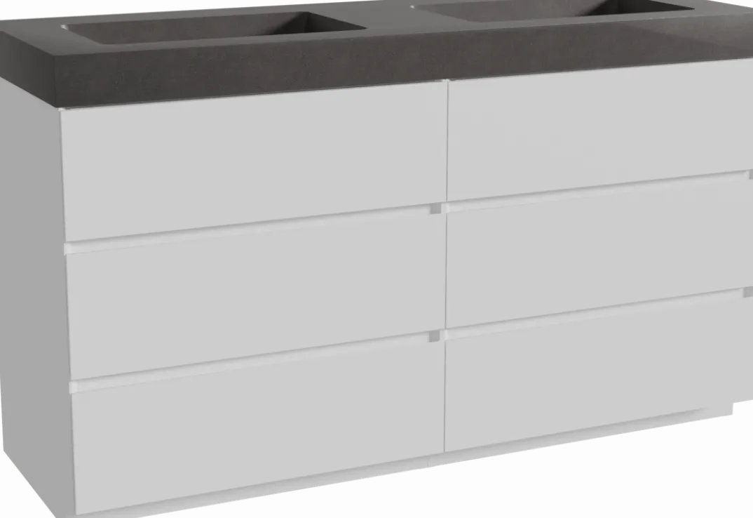 Storke Edge badkamermeubel met Scuro High wastafel