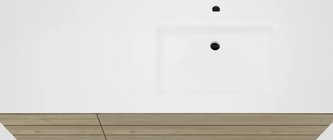 Storke Edge badkamermeubel met Bilia wastafel