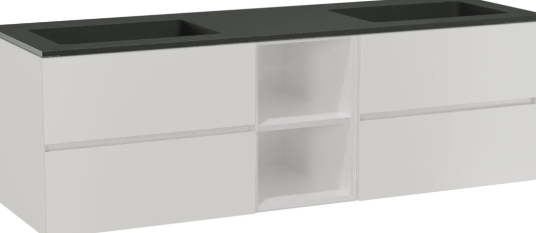 Storke Edge badkamermeubel met Scuro wastafel