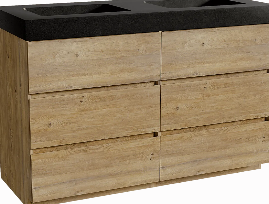 Storke Edge badkamermeubel met Scuro High wastafel