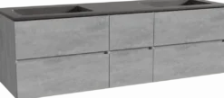 Storke Edge badkamermeubel met Scuro wastafel