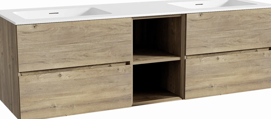 Storke Edge badkamermeubel met Mata wastafel