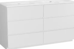 Storke Edge badkamermeubel met Kera wastafel, afvoerpluggen inbegrepen