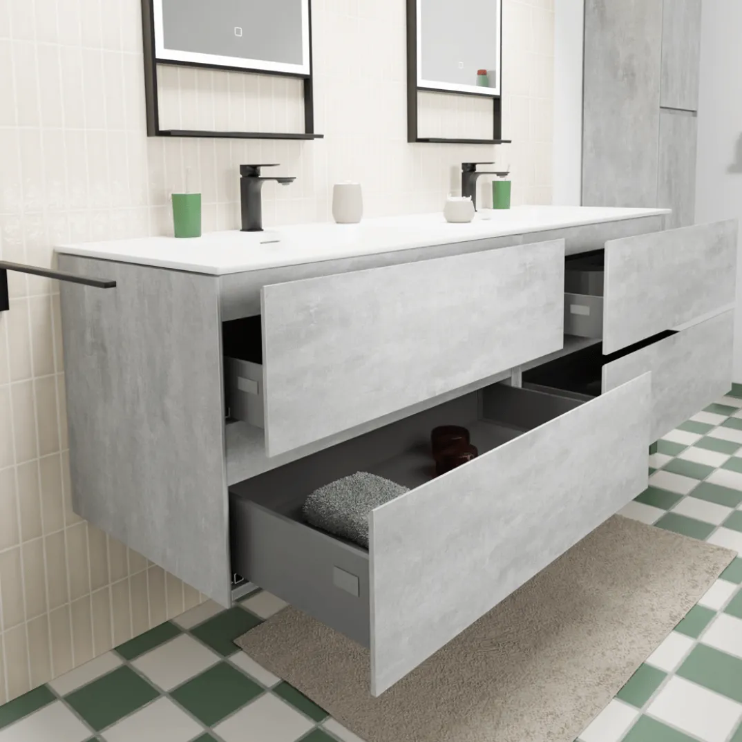 Storke Edge badkamermeubel met Mata wastafel