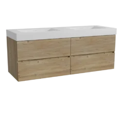 Storke Edge badkamermeubel met Mata High wastafel