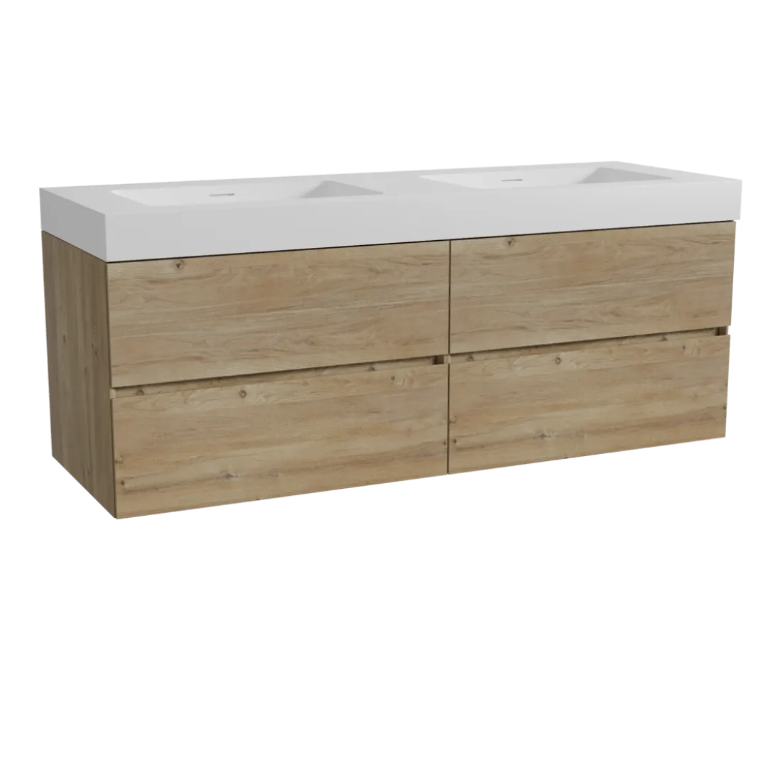 Storke Edge badkamermeubel met Mata High wastafel