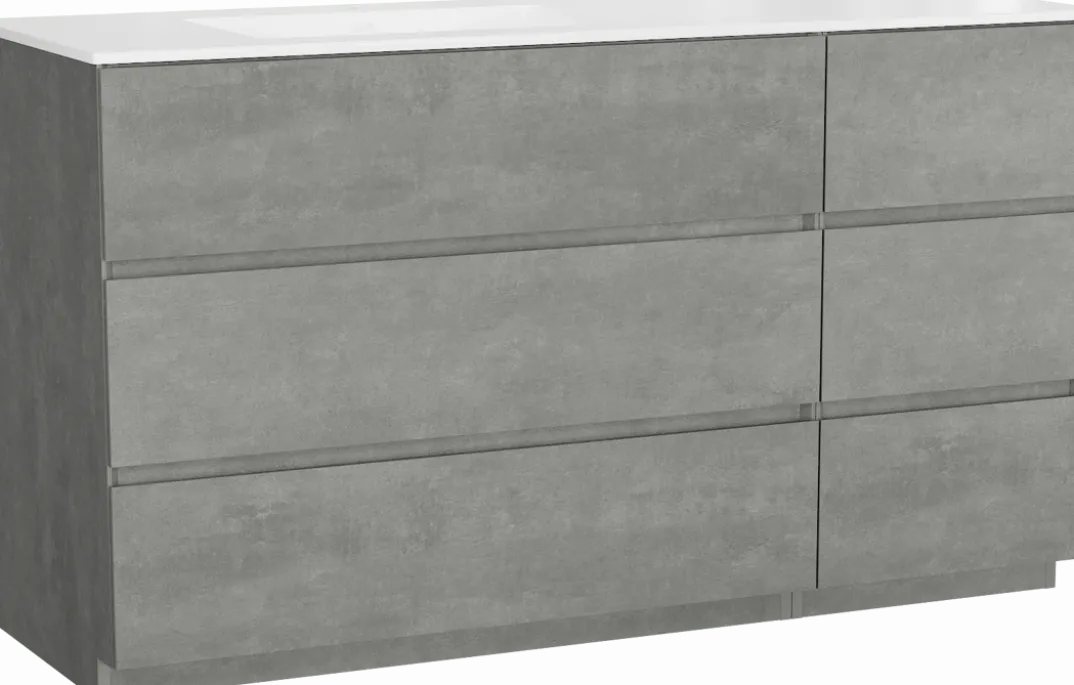 Storke Edge badkamermeubel met Bilia wastafel
