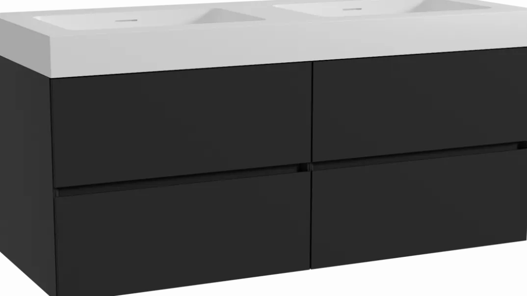 Storke Edge badkamermeubel met Mata High wastafel