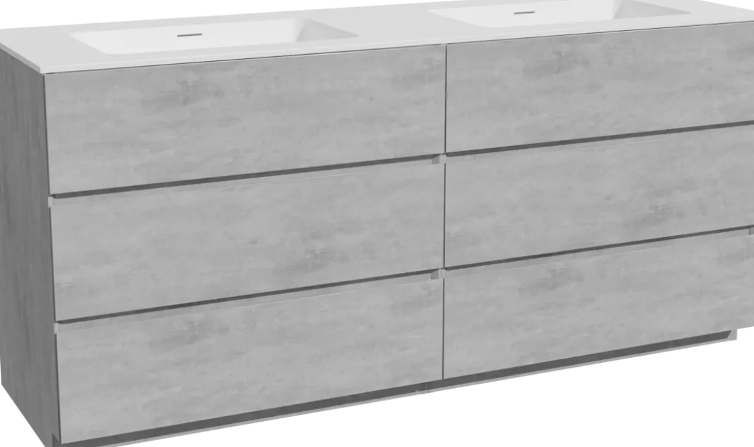 Storke Edge badkamermeubel met Mata wastafel