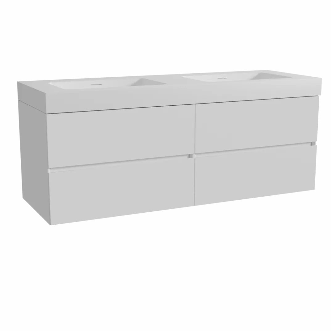 Storke Edge badkamermeubel met Mata High wastafel