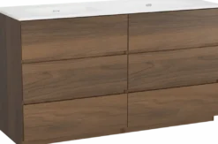 Storke Edge badkamermeubel met Kera wastafel, afvoerpluggen inbegrepen