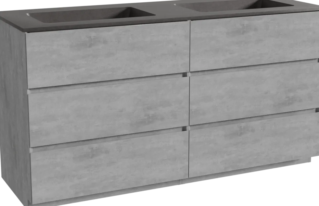 Storke Edge badkamermeubel met Scuro wastafel