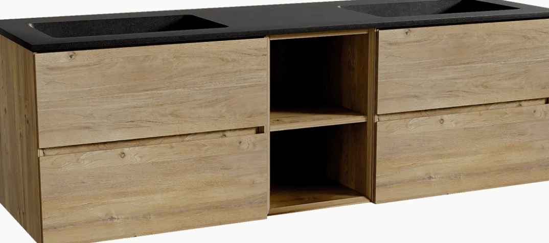 Storke Edge badkamermeubel met Scuro wastafel