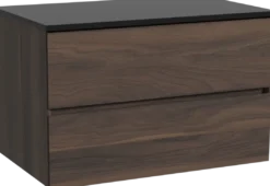 Storke Edge badkamermeubel met Panton wastafelblad voor waskom(men)