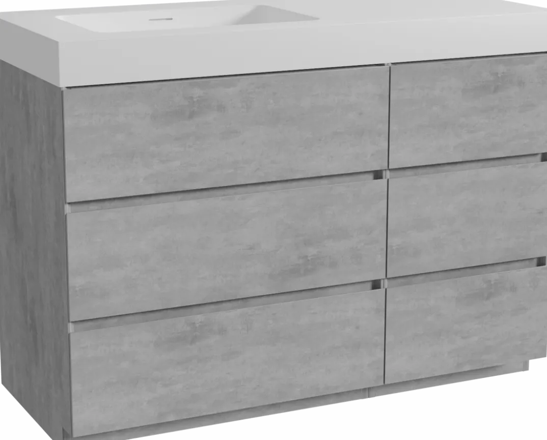 Storke Edge badkamermeubel met Mata High wastafel