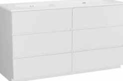 Storke Edge badkamermeubel met Kera wastafel, afvoerpluggen inbegrepen