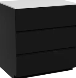 Storke Edge badkamermeubel met Tavola wastafelblad voor waskom(men)
