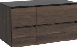 Storke Edge badkamermeubel met Panton wastafelblad voor waskom(men)