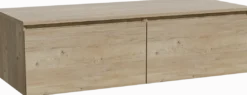 Storke Edge badkamermeubel met Panton wastafelblad voor waskom(men)