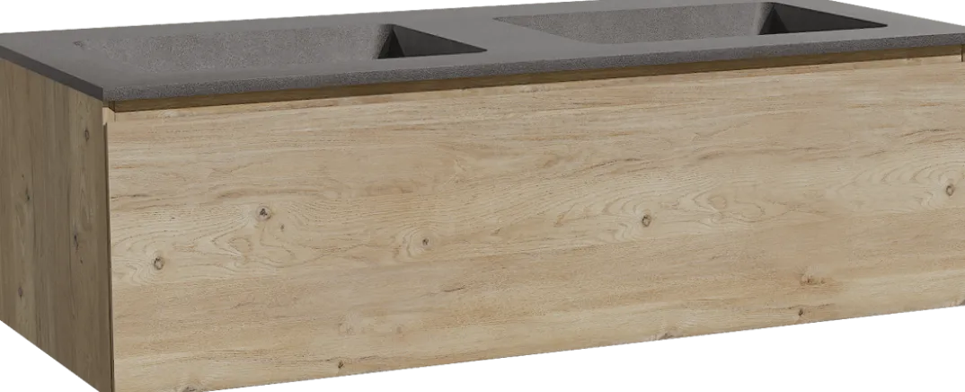 Storke Edge badkamermeubel met Scuro wastafel